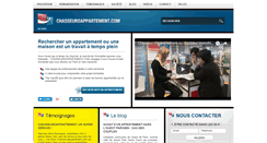 Desktop Screenshot of chasseurdappartement.com